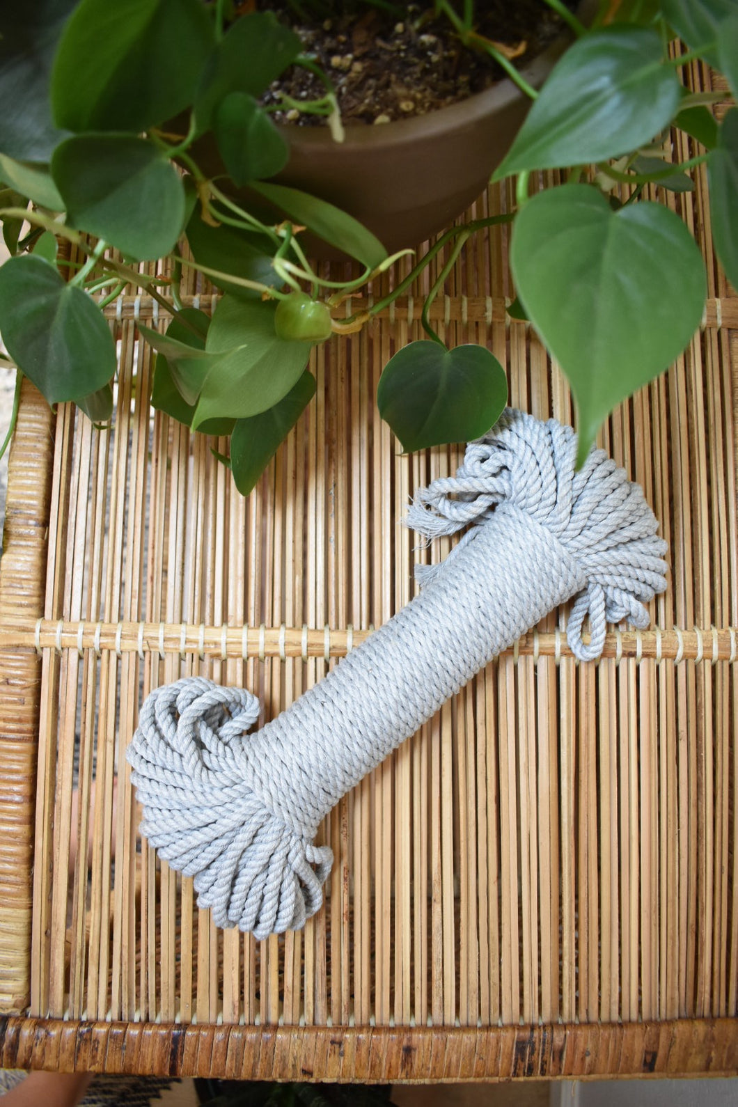 Grey 5mm Cotton Rope